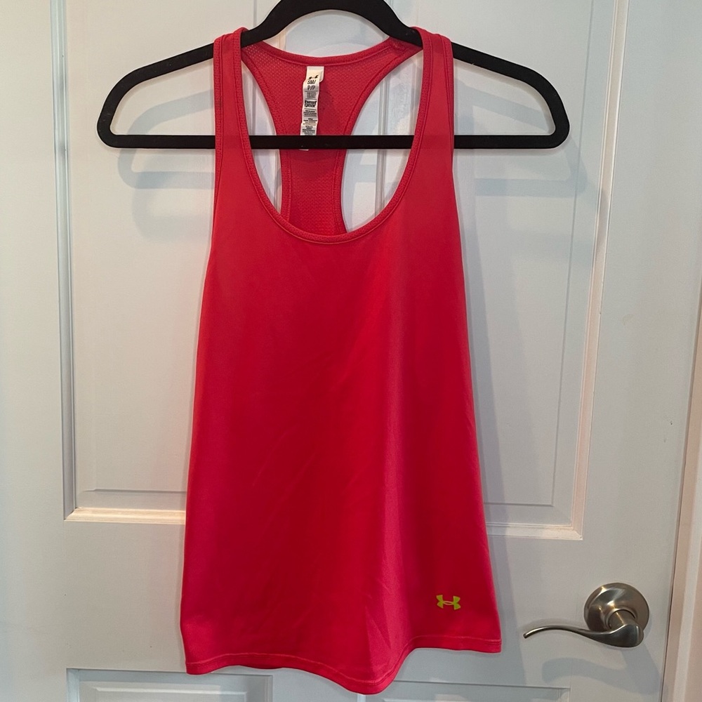 Pink Under Armour tank top